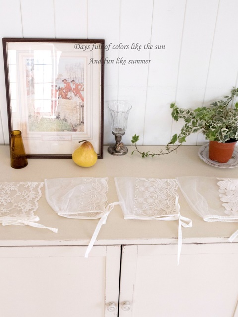 Chocolate Lace Bonnet