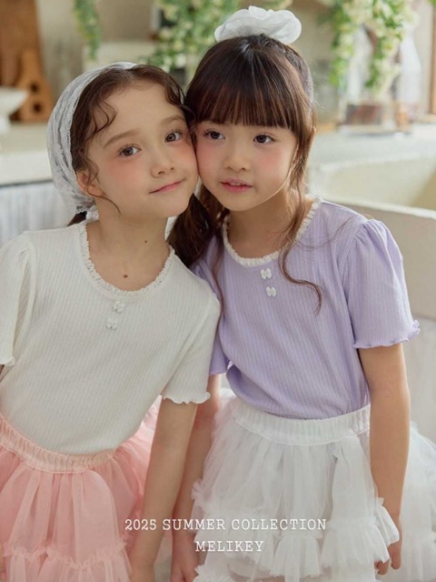 Ribbon Button Tee
