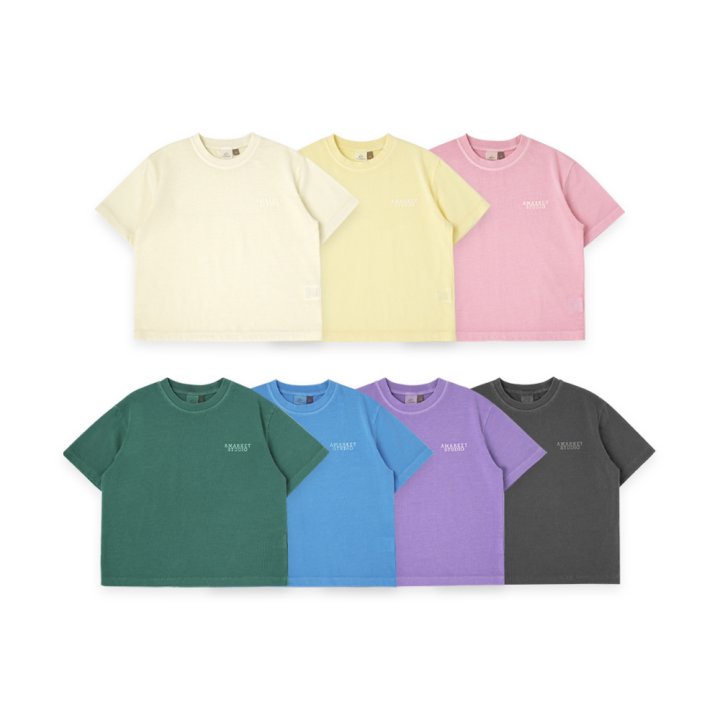 A-Market - Korean Children Fashion - #discoveringself - Summer Pigment Short Sleeve Tee