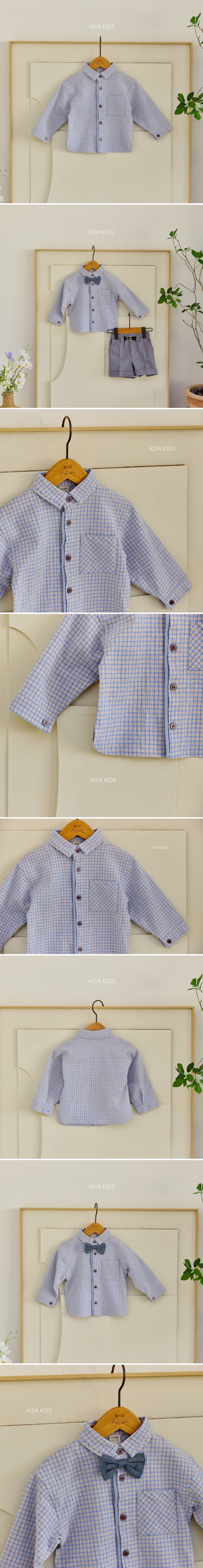 Aida - Korean Children Fashion - #fashionkids - Kids DP Check Shirt - 2