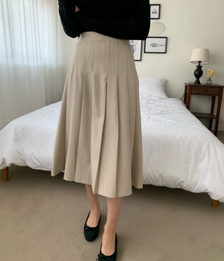 Allu - Korean Women Fashion - #momslook - Muir Pleated Skirt - 5
