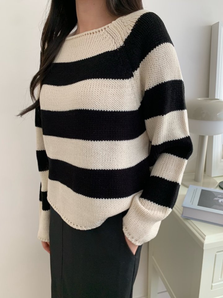 Allu - Korean Women Fashion - #momslook - Like Square Knit - 3