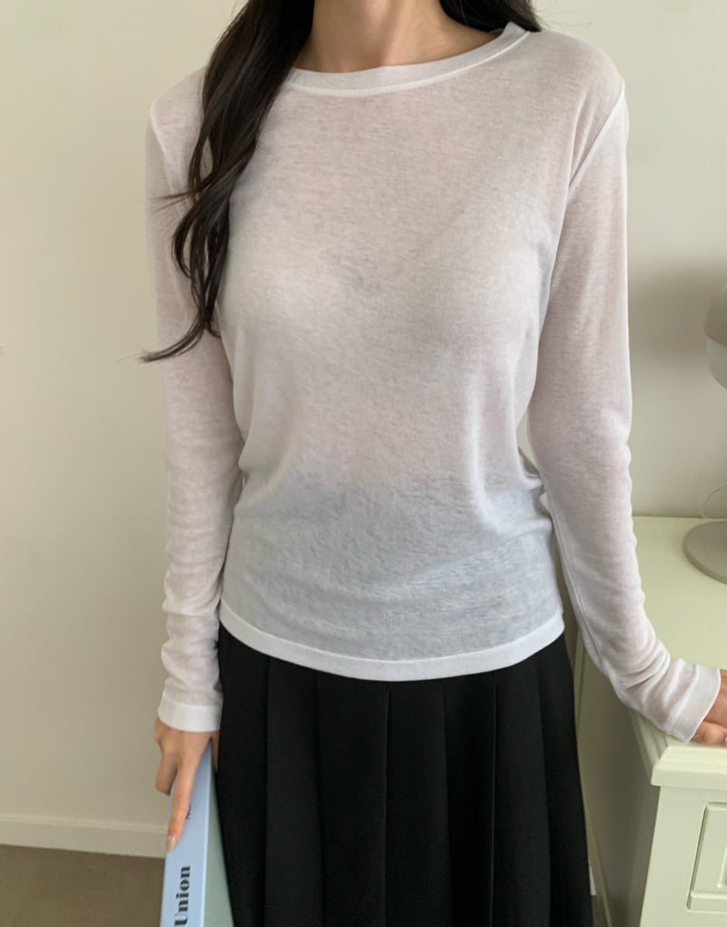 Allu - Korean Women Fashion - #momslook - Tencel Tee - 8