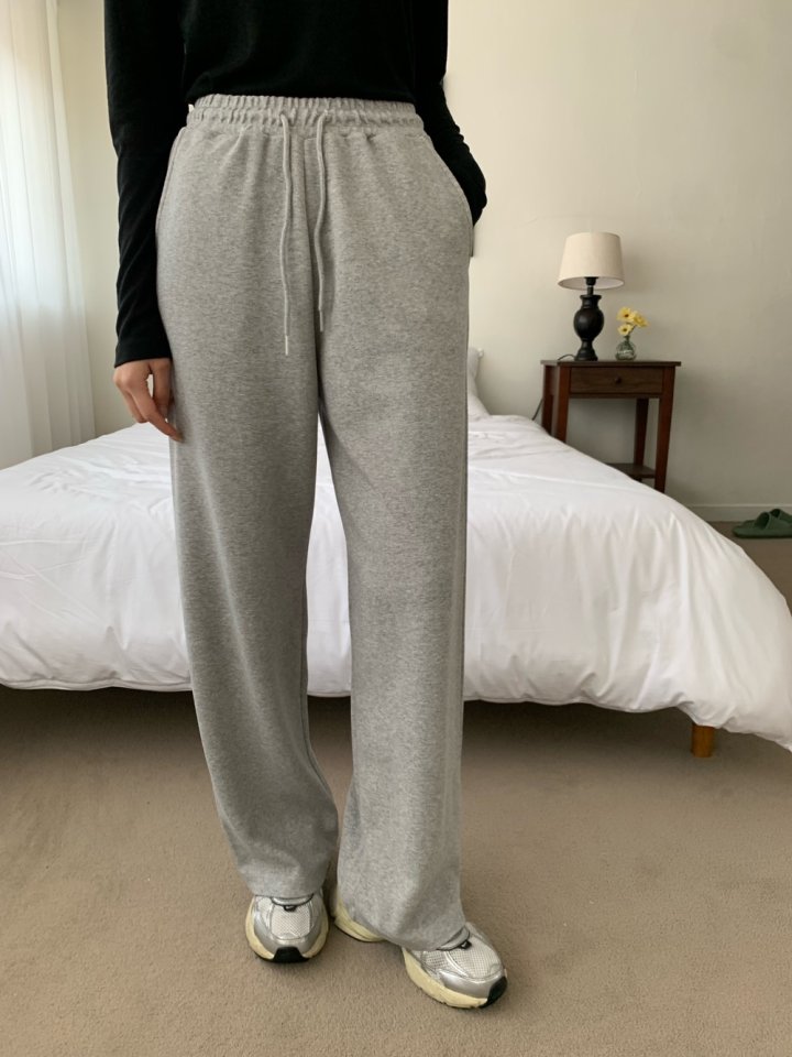 Allu - Korean Women Fashion - #momslook - Rib Banding Pants - 3