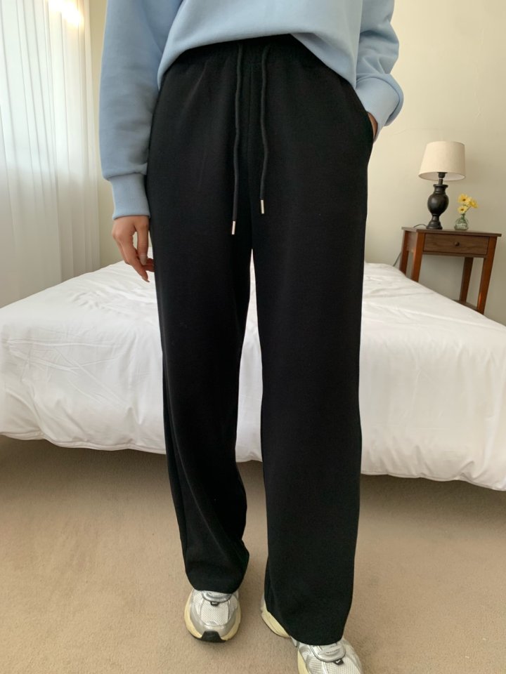 Allu - Korean Women Fashion - #momslook - Rib Banding Pants - 5