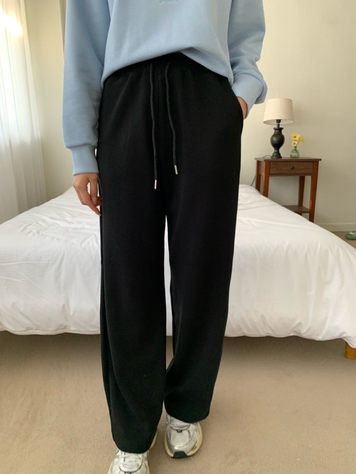 Allu - Korean Women Fashion - #momslook - Rib Banding Pants - 9