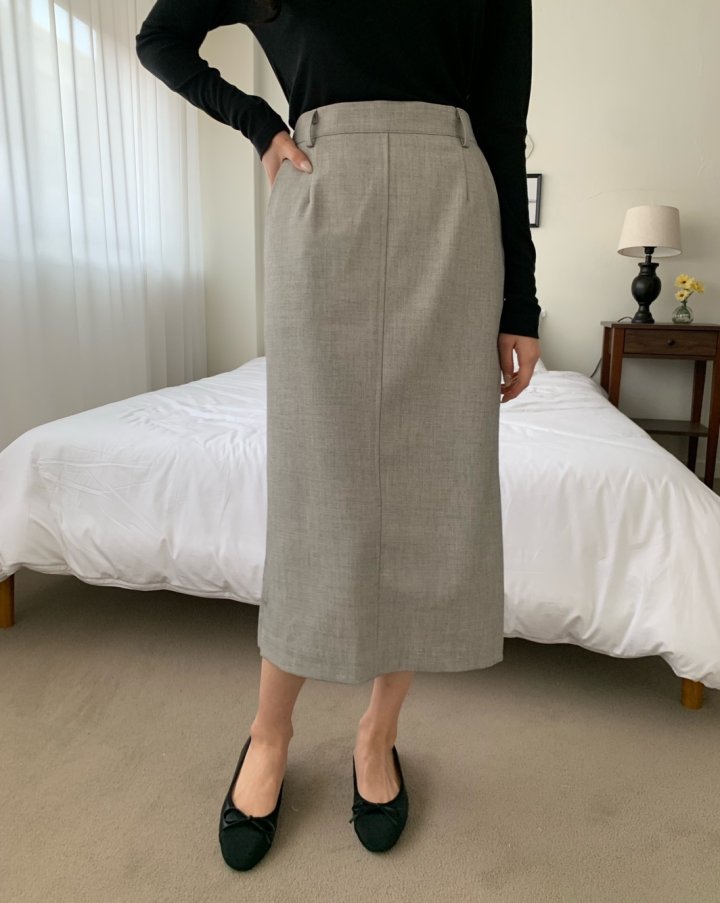 Allu - Korean Women Fashion - #womensfashion - Lucy Span Skirt - 4