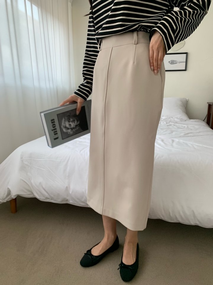 Allu - Korean Women Fashion - #momslook - Slim Two-way Span Skirt