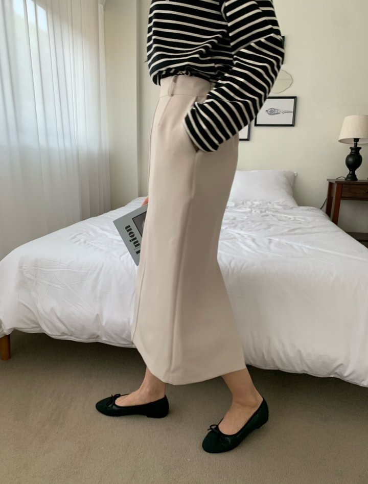 Allu - Korean Women Fashion - #momslook - Slim Two-way Span Skirt - 3