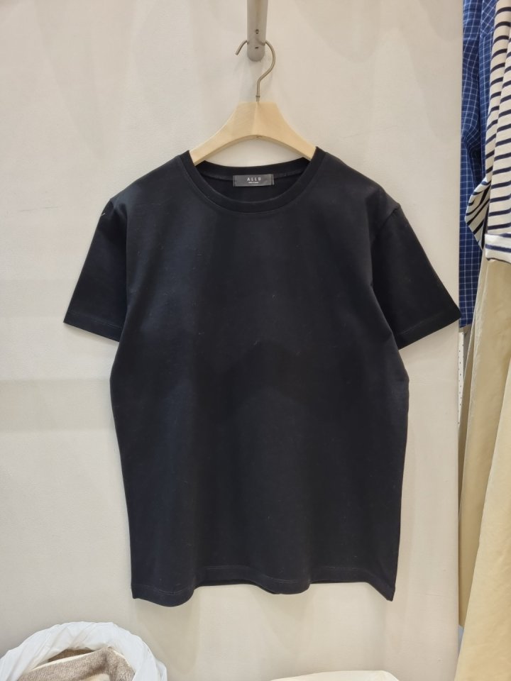 Allu - Korean Women Fashion - #momslook - Silket Short Sleeved Tee - 2