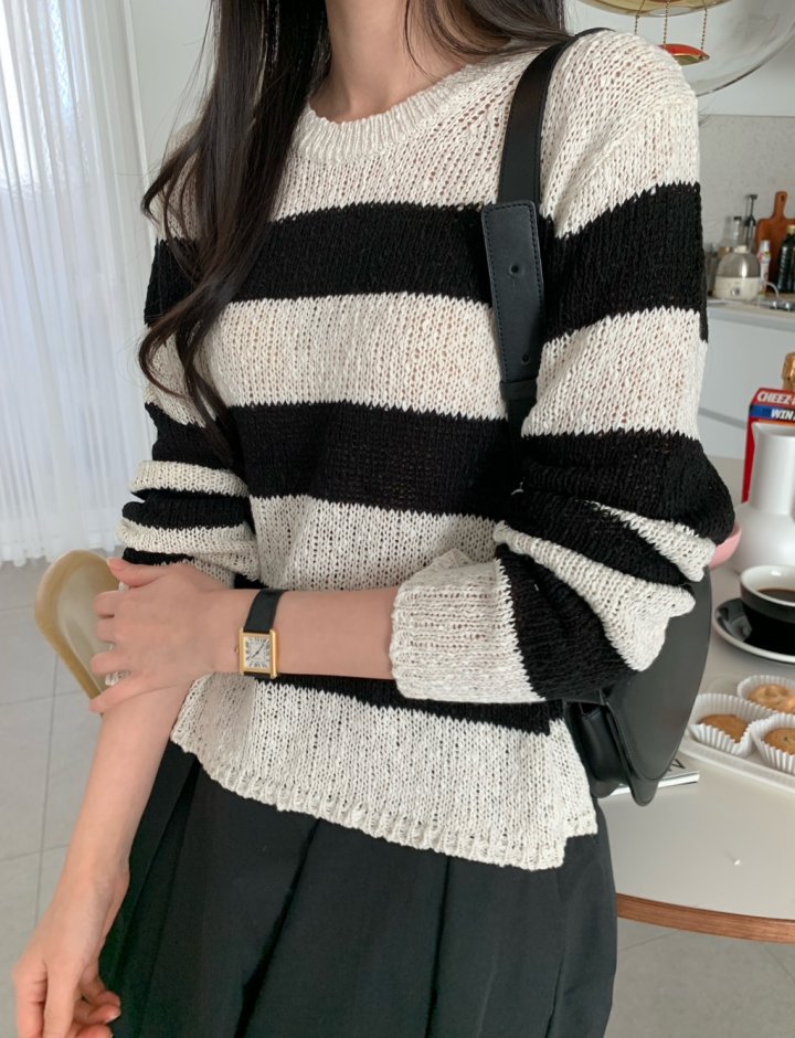 Allu - Korean Women Fashion - #restrostyle - Du Linen Knit
