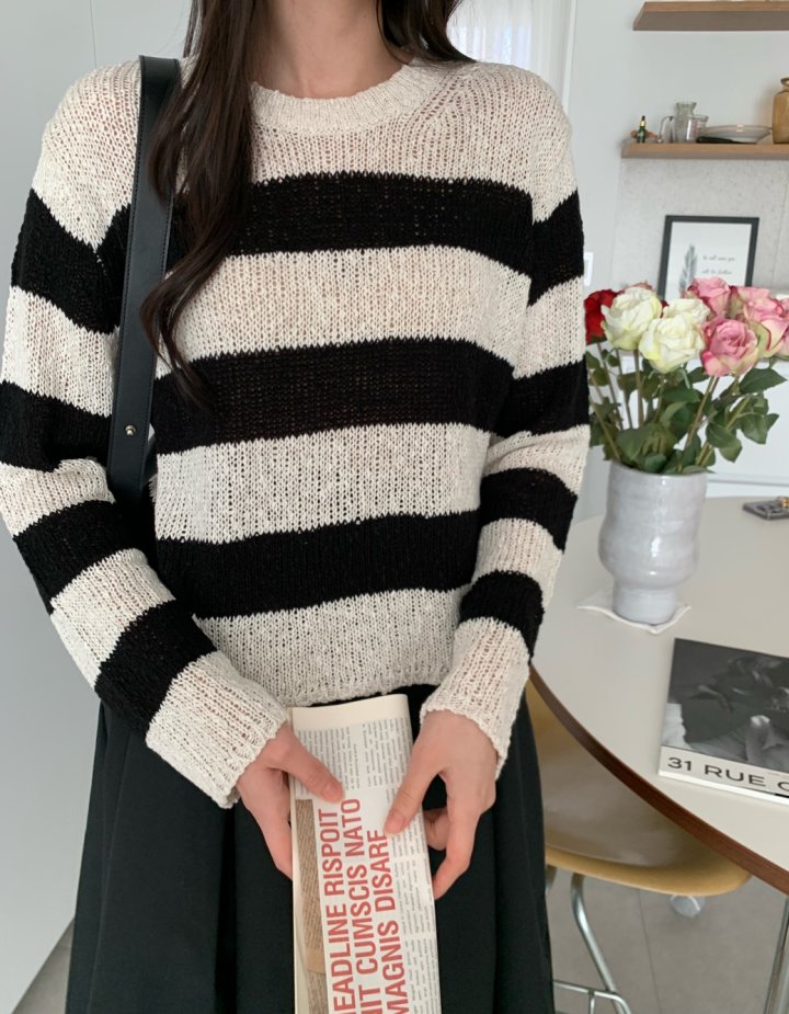 Allu - Korean Women Fashion - #romanticstyle - Du Linen Knit - 2