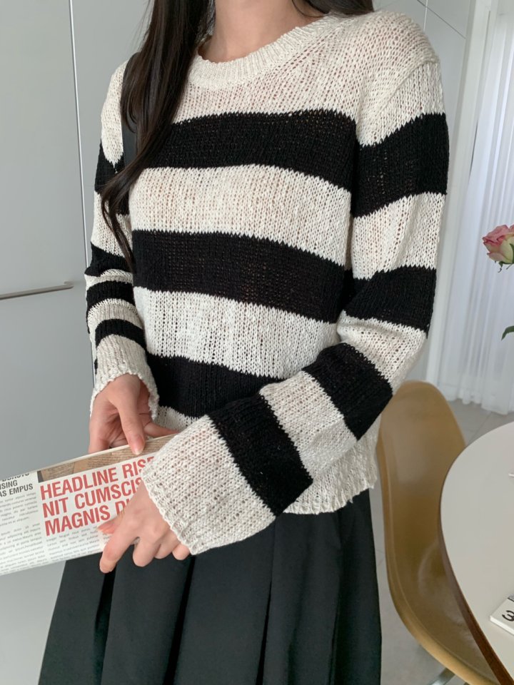 Allu - Korean Women Fashion - #shopsmall - Du Linen Knit - 3
