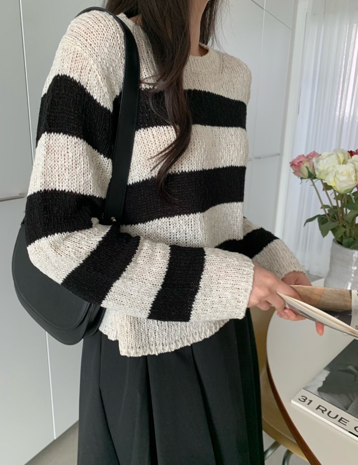Allu - Korean Women Fashion - #shopsmall - Du Linen Knit - 4
