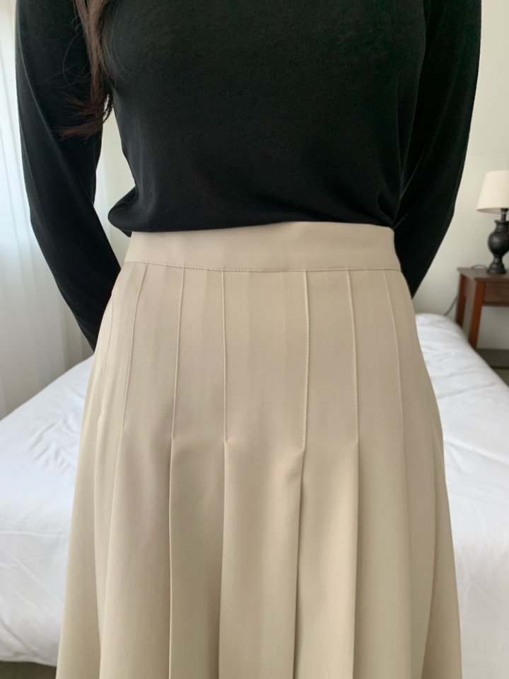Allu - Korean Women Fashion - #momslook - Muir Pleated Skirt - 4