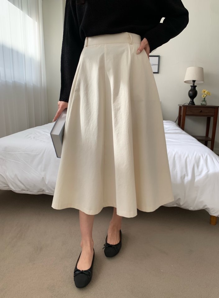 Allu - Korean Women Fashion - #womensfashion - Bio Lino Skirt