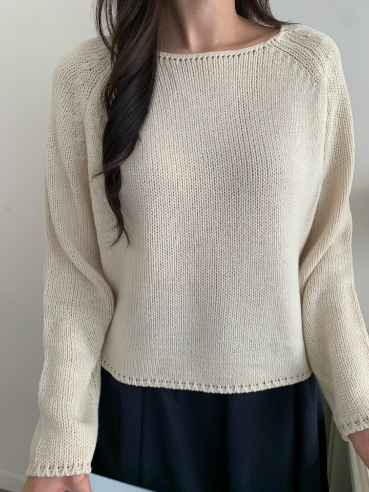 Allu - Korean Women Fashion - #womensfashion - Like Square Knit - 6