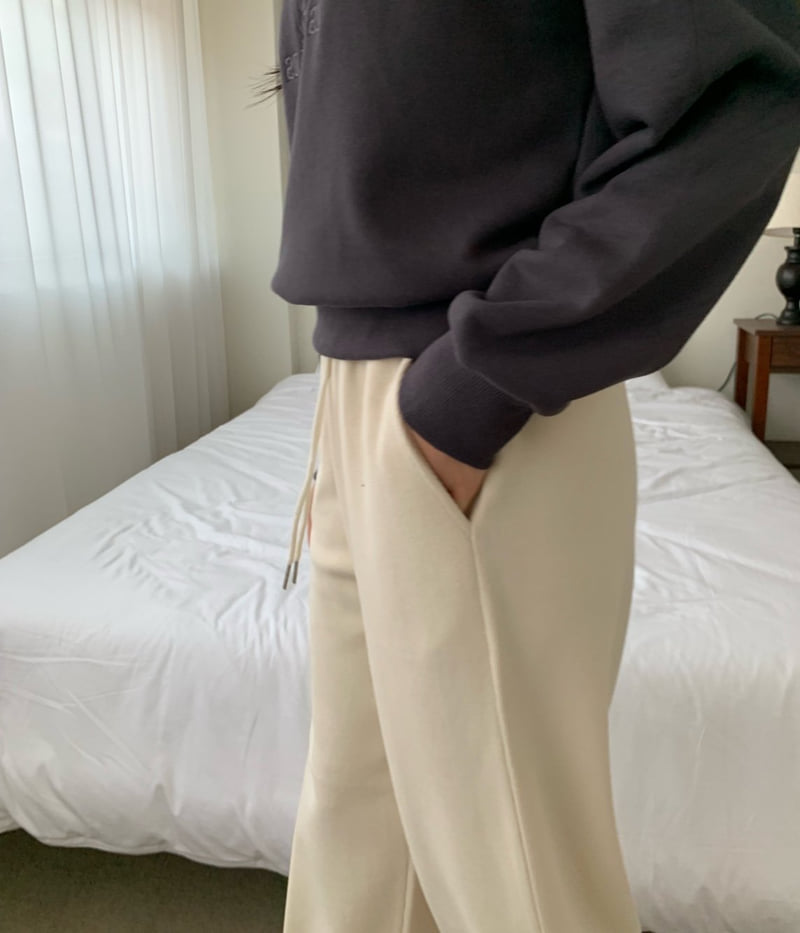 Allu - Korean Women Fashion - #womensfashion - Rib Banding Pants - 12