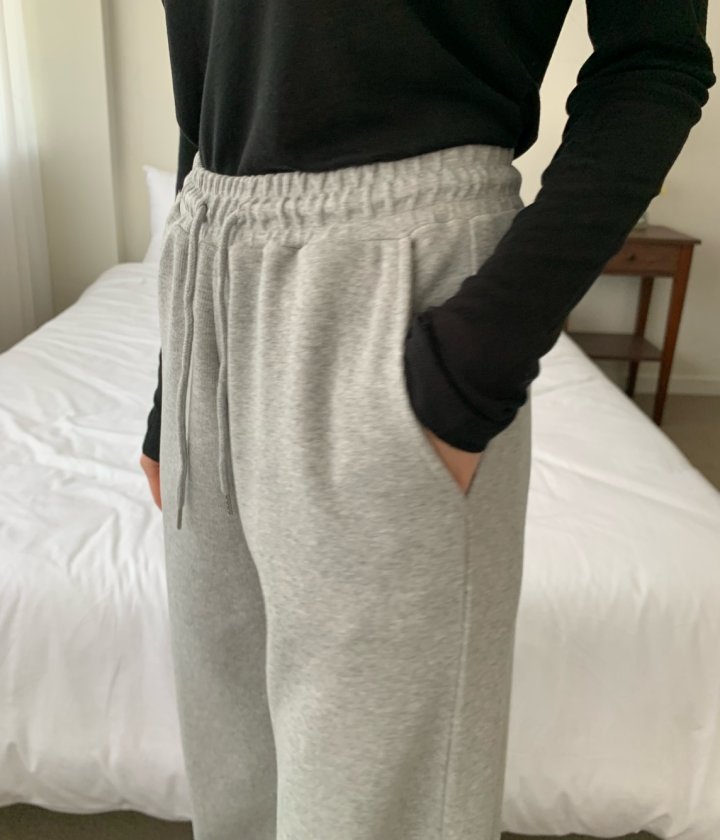 Allu - Korean Women Fashion - #womensfashion - Rib Banding Pants - 2