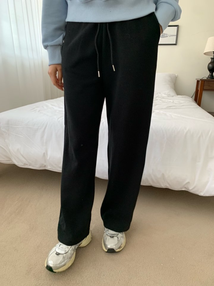 Allu - Korean Women Fashion - #womensfashion - Rib Banding Pants - 8