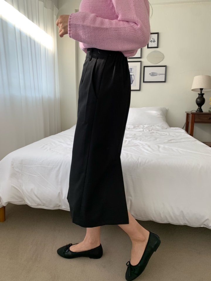 Allu - Korean Women Fashion - #womensfashion - Slim Two-way Span Skirt - 8