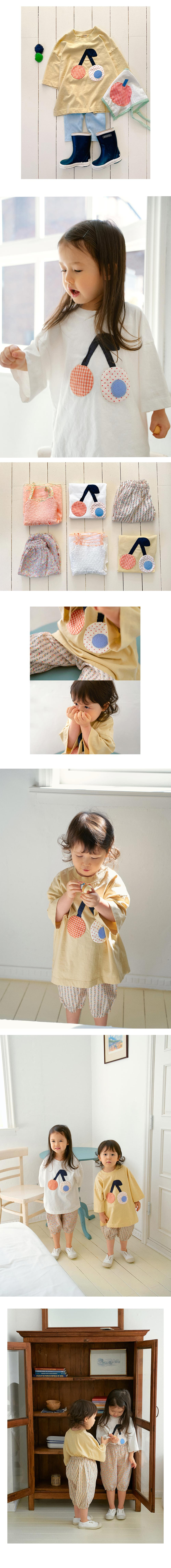 Amber - Korean Children Fashion - #kidzfashiontrend - Berry Loose Fit Long Tee - 4