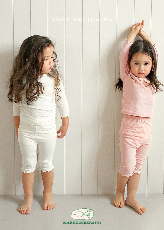 Amber - Korean Children Fashion - #fashionkids - Daisy Leggings - 2