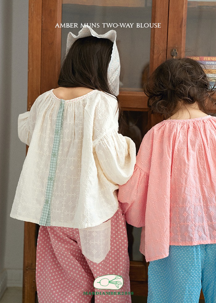 Amber - Korean Children Fashion - #kidsshorts - Month Two Way Blouse - 2