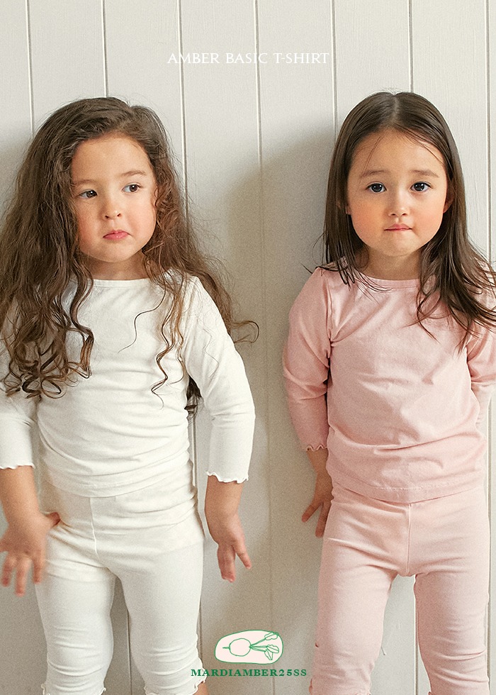 Amber - Korean Children Fashion - #kidsstore - Basic Tee - 2