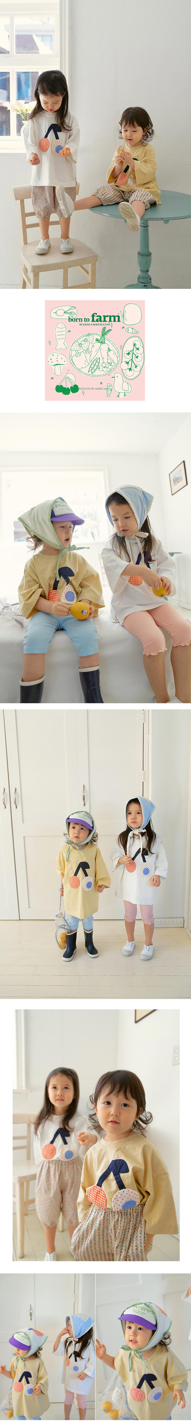 Amber - Korean Children Fashion - #kidzfashiontrend - Berry Loose Fit Long Tee - 3