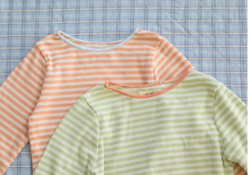 Amber - Korean Children Fashion - #littlefashionista - Candy Rib Tee - 2