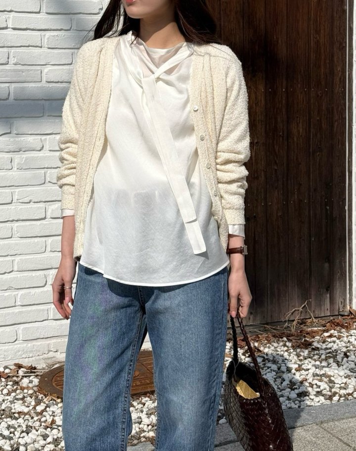 Amygrace - Korean Women Fashion - #momslook - Aangel V Cardigan - 6