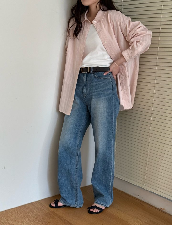 Amygrace - Korean Women Fashion - #momslook - Finger Cotton Shirts