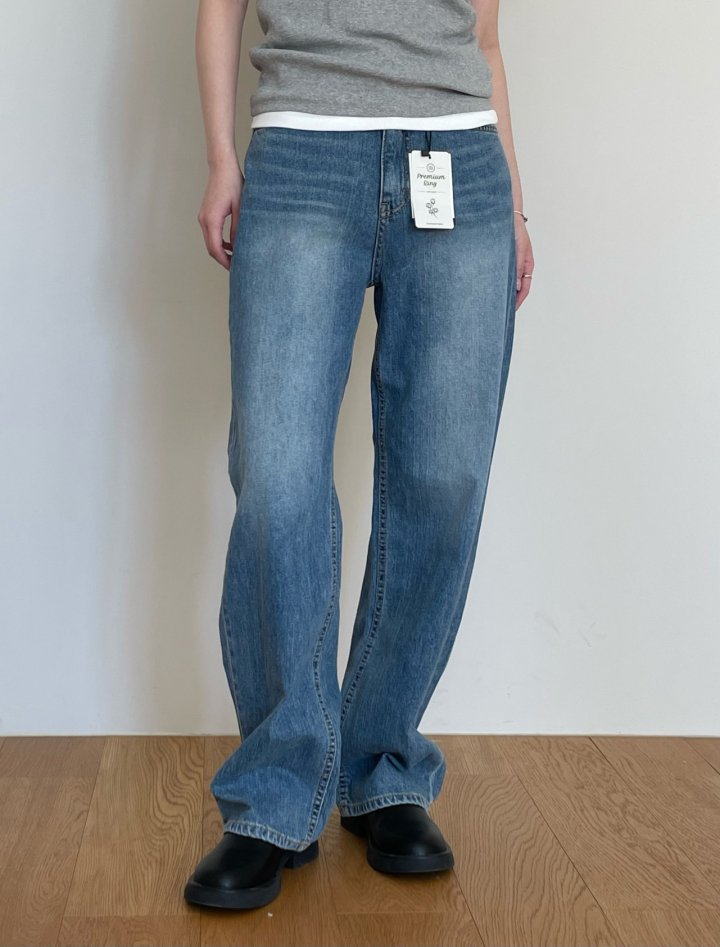 Amygrace - Korean Women Fashion - #momslook - Jackson Denim Pants - 3