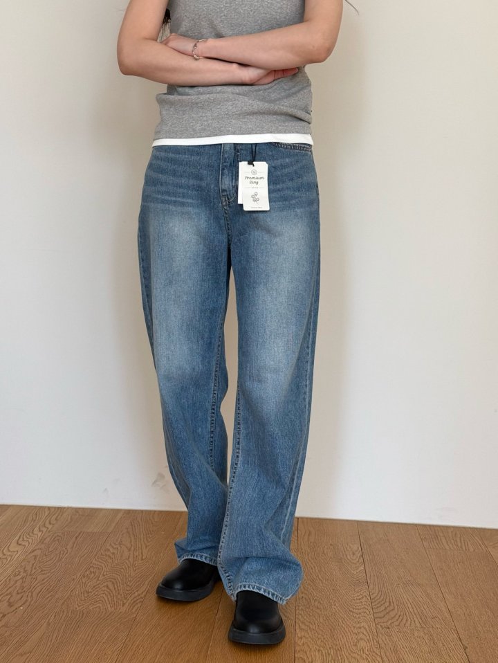 Amygrace - Korean Women Fashion - #momslook - Jackson Denim Pants - 7