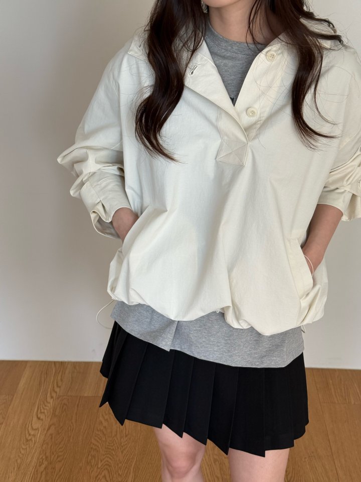 Amygrace - Korean Women Fashion - #momslook - Base Anorak Jumper - 3
