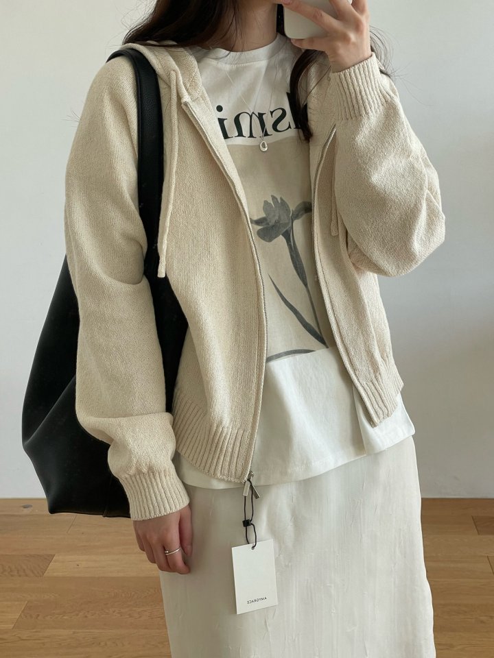 Amygrace - Korean Women Fashion - #momslook - Smith Print Tee - 4