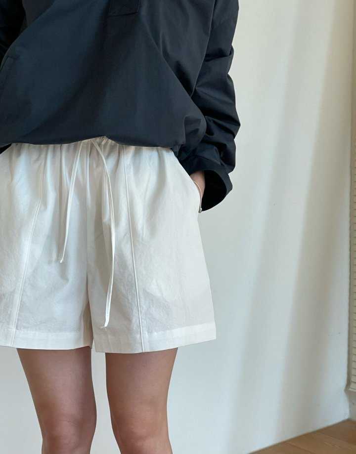 Amygrace - Korean Women Fashion - #momslook - Button Cotton Shorts - 9