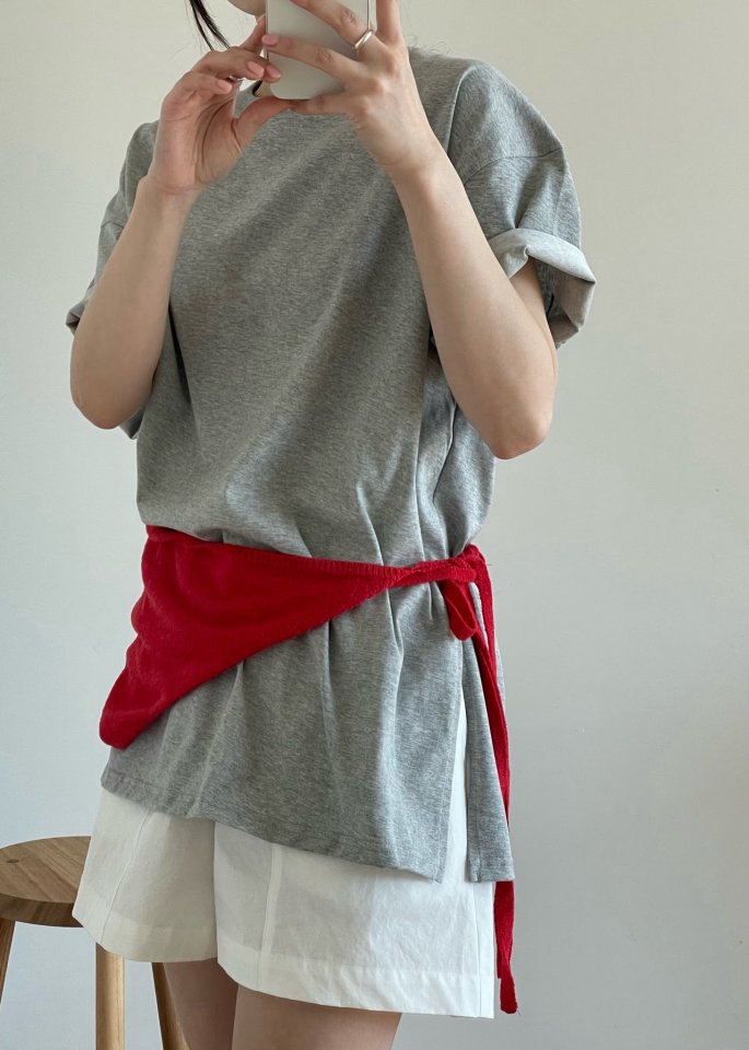 Amygrace - Korean Women Fashion - #momslook - Cooling Loosefit Boxy Tee - 6