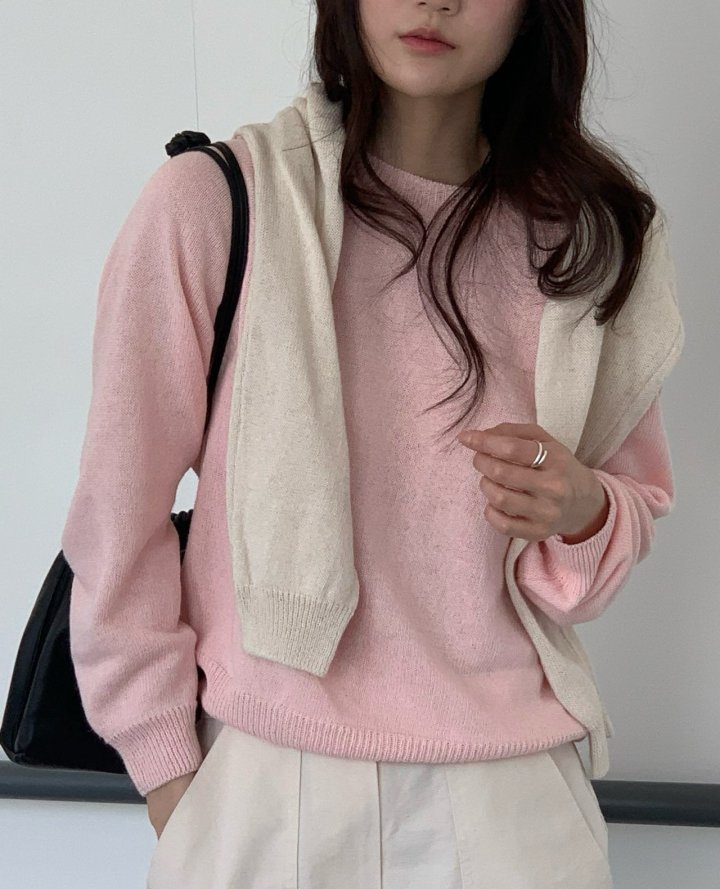 Amygrace - Korean Women Fashion - #womensfashion - Monne Raglan Knit Pullover - 4