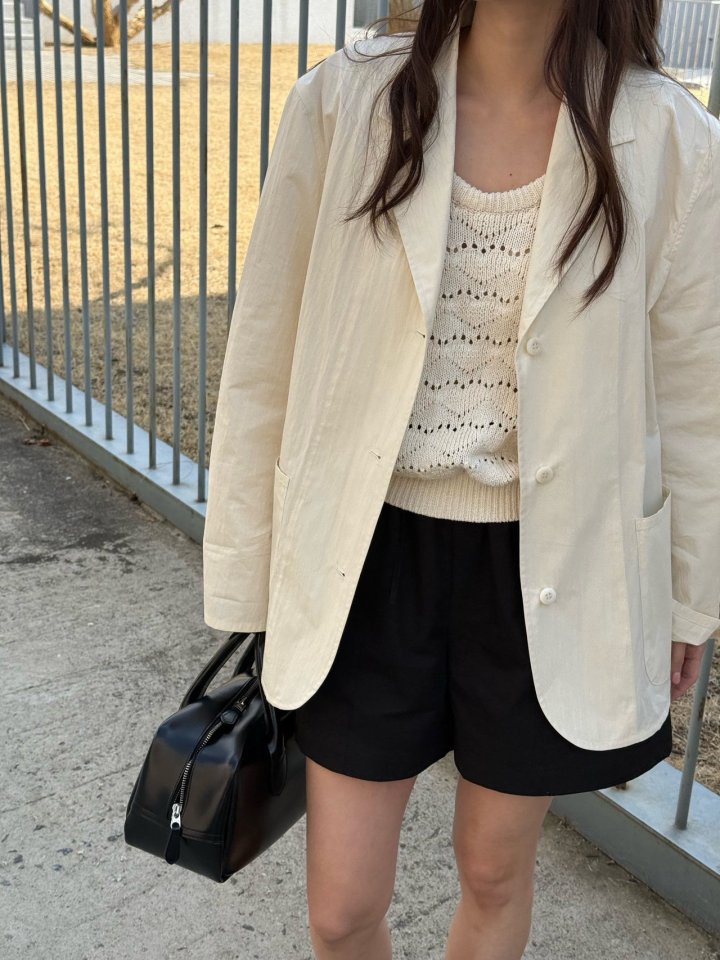 Amygrace - Korean Women Fashion - #vintagekidsstyle - Heart Knit Sleeveless Top - 4