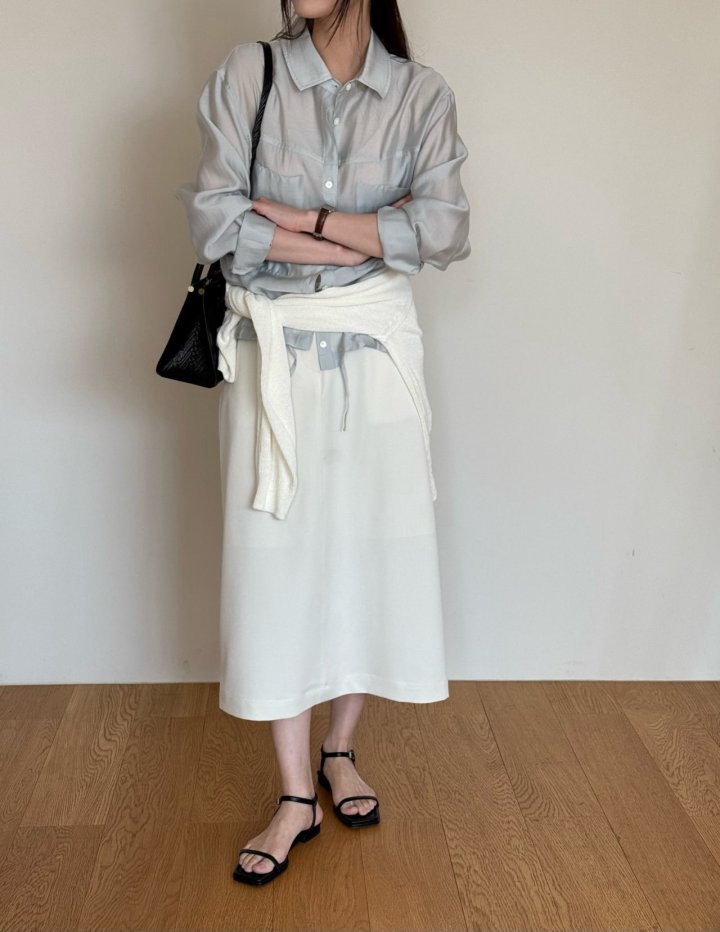 Amygrace - Korean Women Fashion - #pursuepretty - Gardening Pencil Skirt - 3