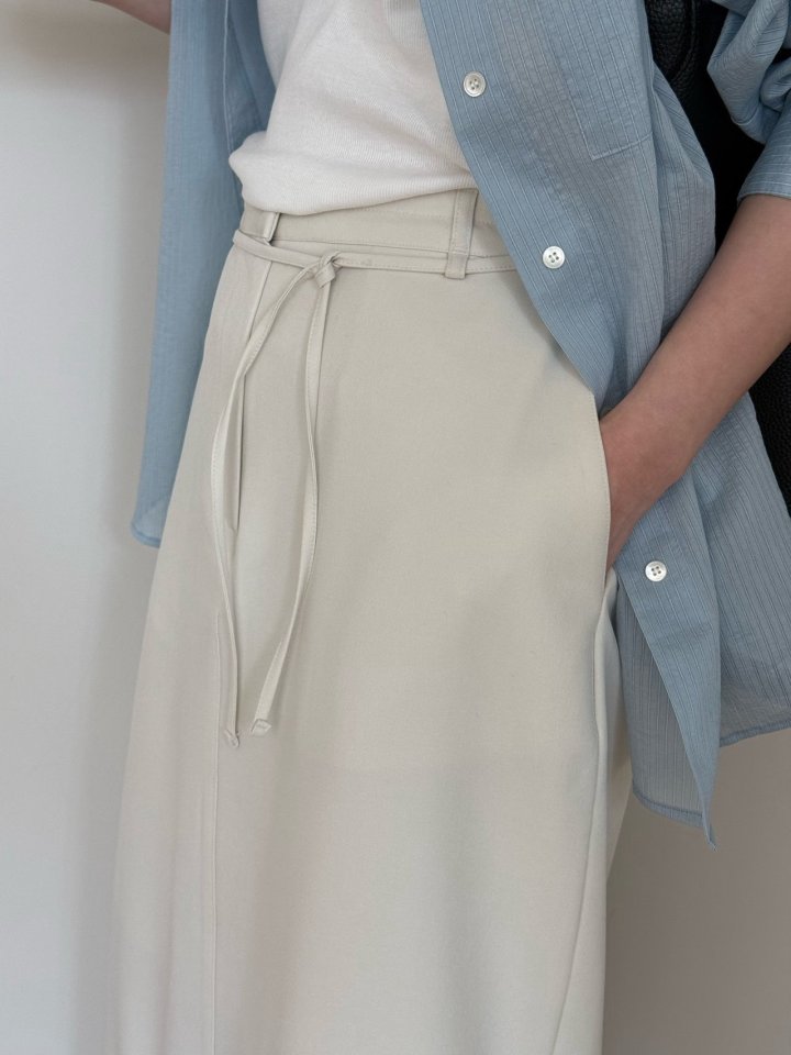 Amygrace - Korean Women Fashion - #shopsmall - Gardening Pencil Skirt - 6