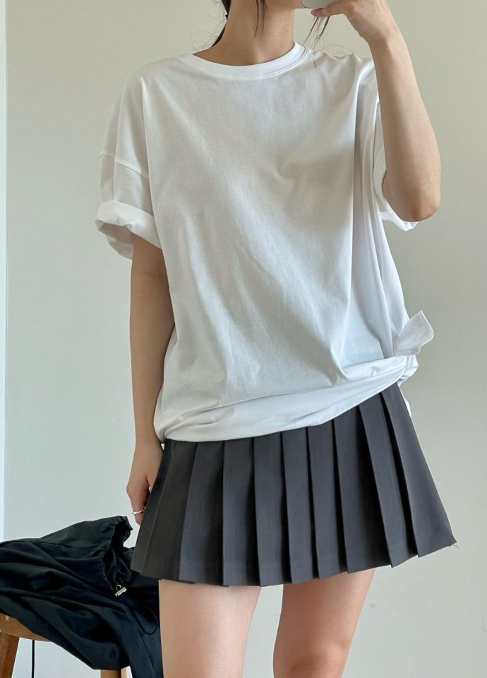 Amygrace - Korean Women Fashion - #thelittlethings - Cooling Loosefit Boxy Tee - 3