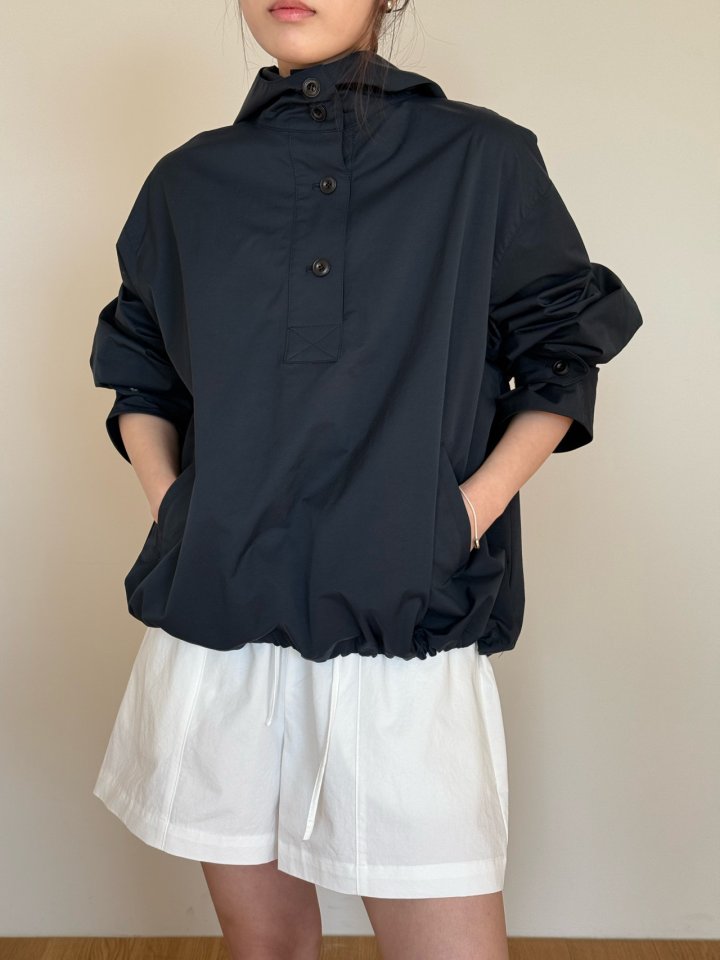 Amygrace - Korean Women Fashion - #vintagekidsstyle - Base Anorak Jumper - 10