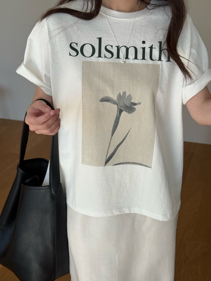 Amygrace - Korean Women Fashion - #vintagekidsstyle - Smith Print Tee - 8