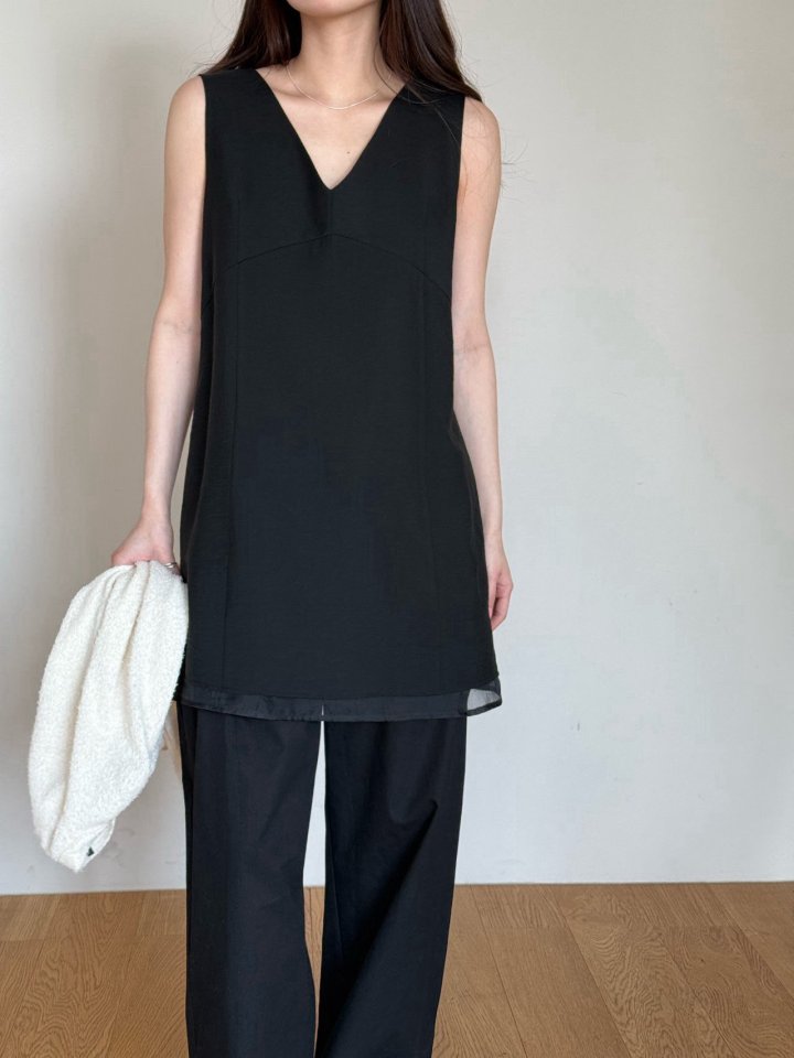 Amygrace - Korean Women Fashion - #womensfashion - Muse Layered One-piece - 10
