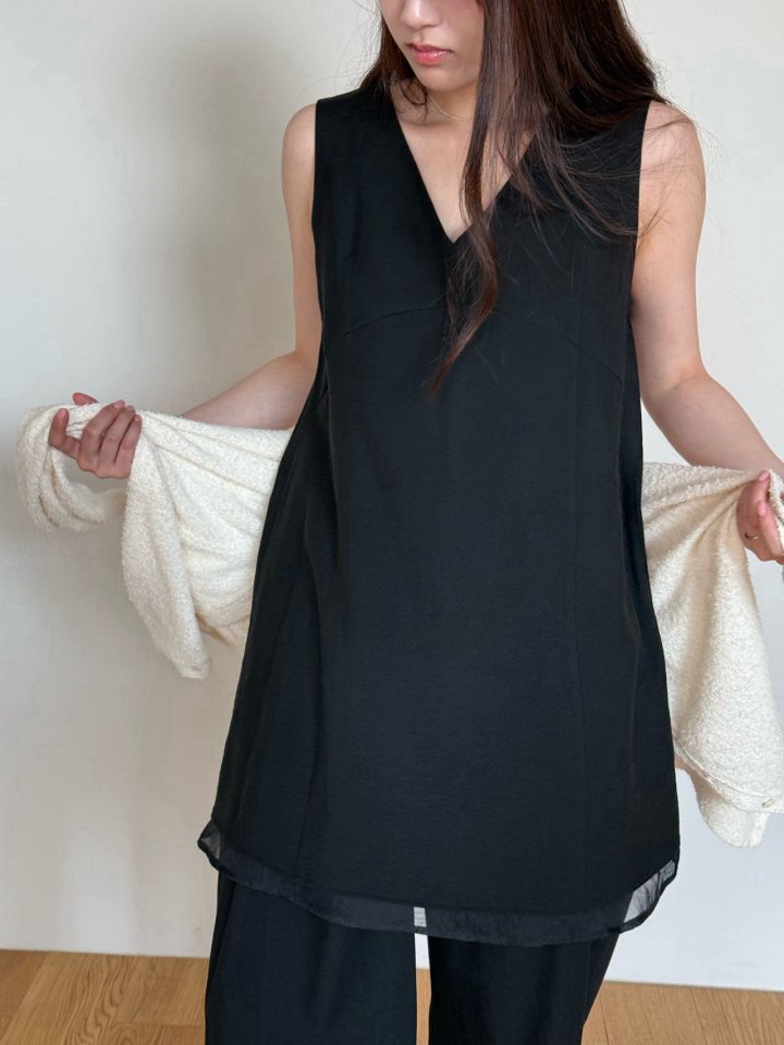 Amygrace - Korean Women Fashion - #womensfashion - Muse Layered One-piece - 2