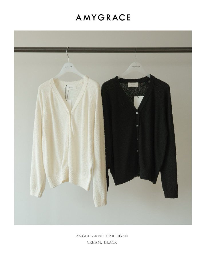 Amygrace - Korean Women Fashion - #womensfashion - Aangel V Cardigan