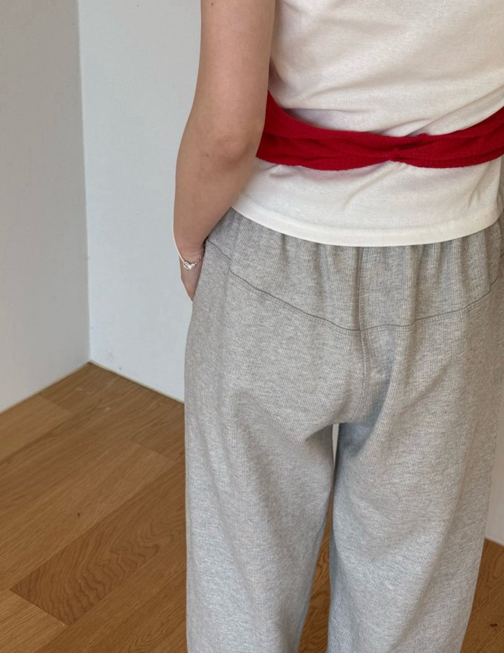 Amygrace - Korean Women Fashion - #momslook - House Pocket Banding Pants - 4